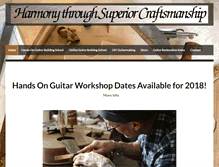 Tablet Screenshot of ericschaeferguitars.com